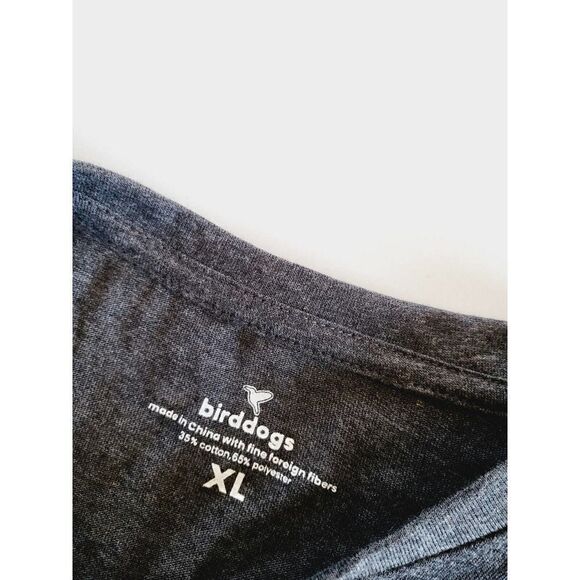 Birddogs Tee Shirt Mens Size XL Grey Short Sleeve Back Logo - Picture 2 of 7